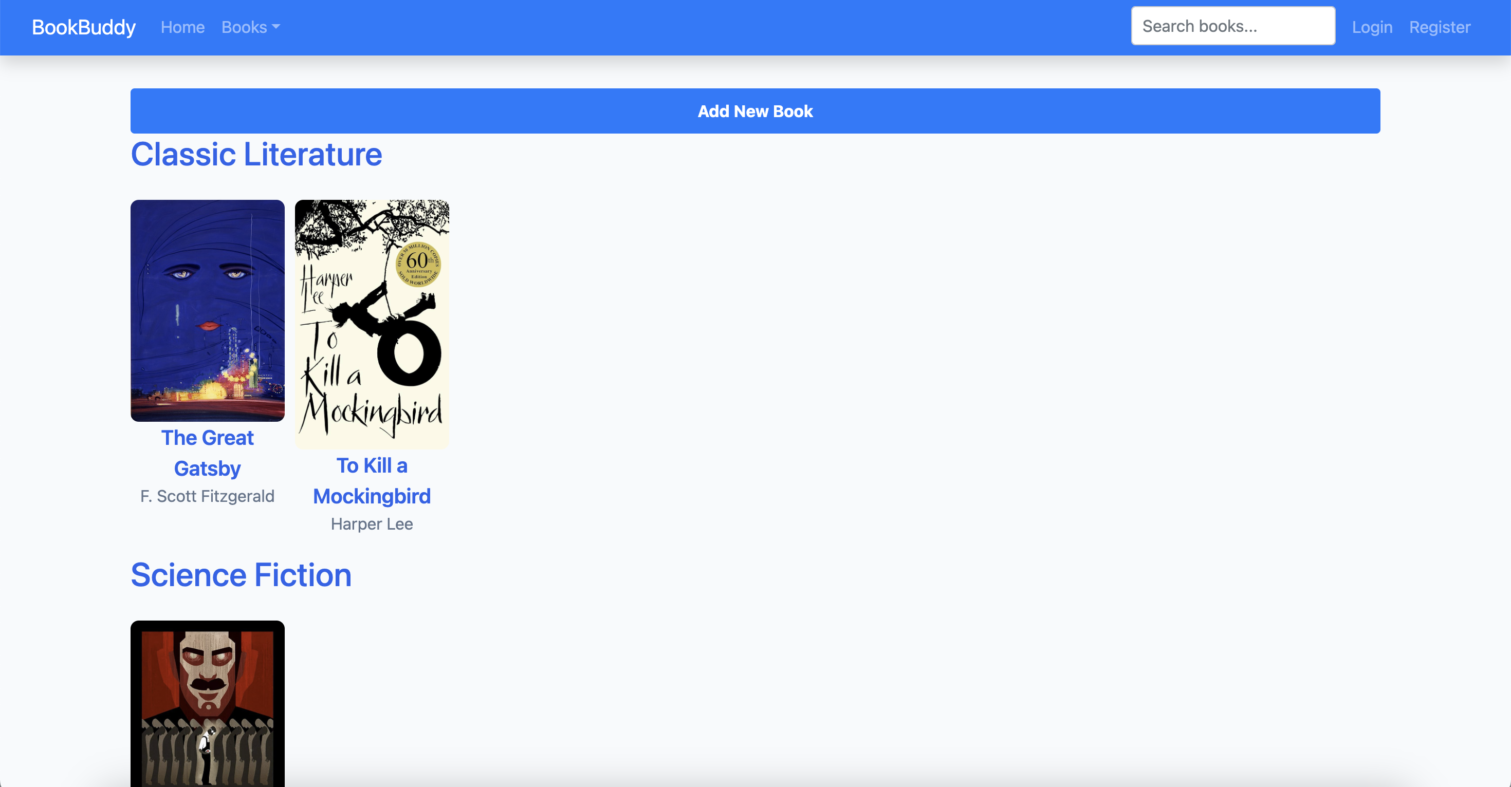 Book review website