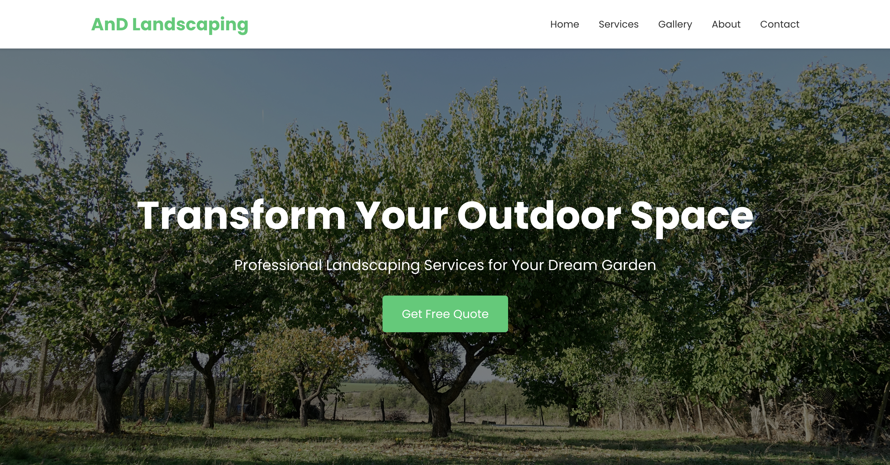 Landscaping Website